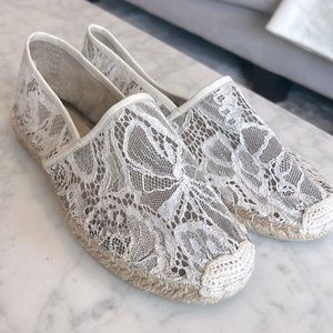 Valentino Lace Pattern Espadrilles size 40
